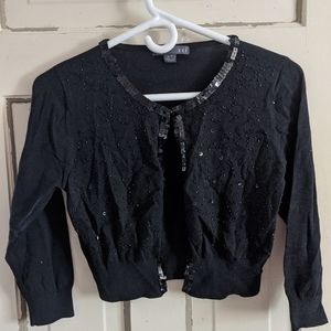 Forever 21 black cropped cardigan